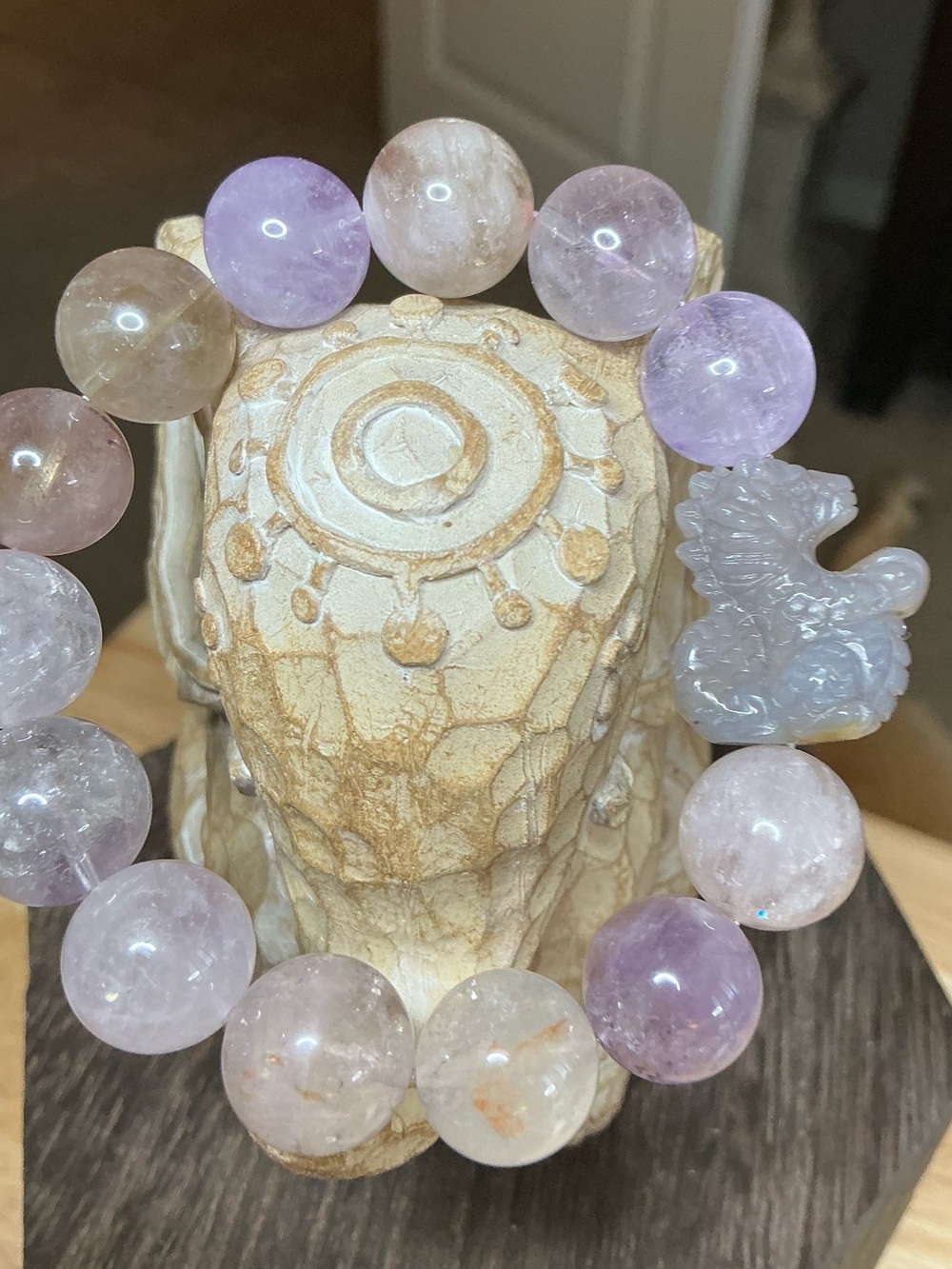Aurora Agate 13mm with OJ Dragon - Picture 2 of 4